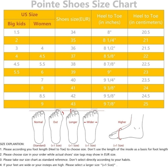 Ballet 🩰 Pointe Shoes For Girls Women With Toe Pads And Mesh Bag Size 40 NWOT - Picture 3 of 5